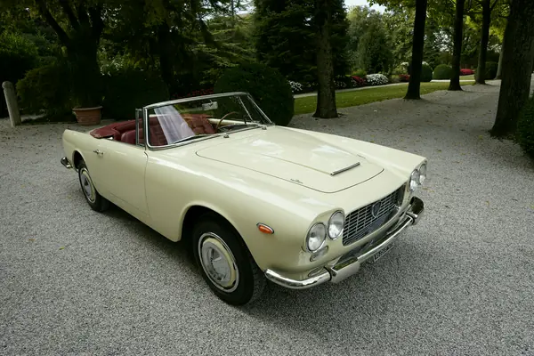 Lancia Flaminia Convertibile Touring - Anteriore nel giardino
